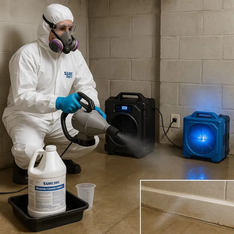 Sanitization and Odor Removal process in East Haven, CT